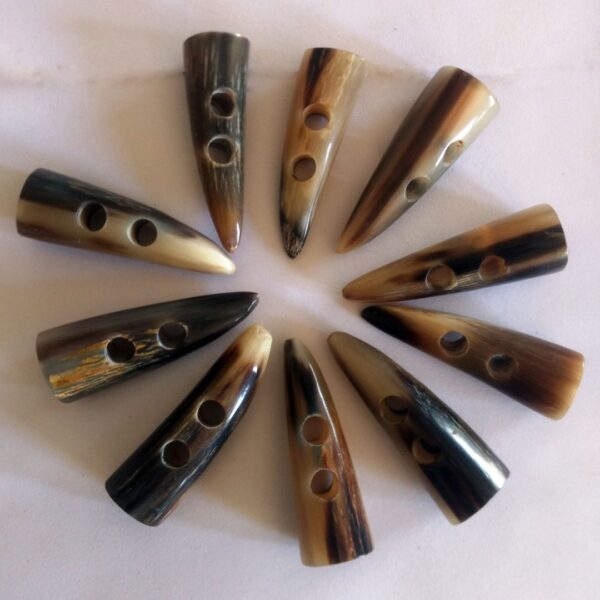 Horn Toggles – Natural & Durable Fasteners for Fashion and Accessories - Image 2