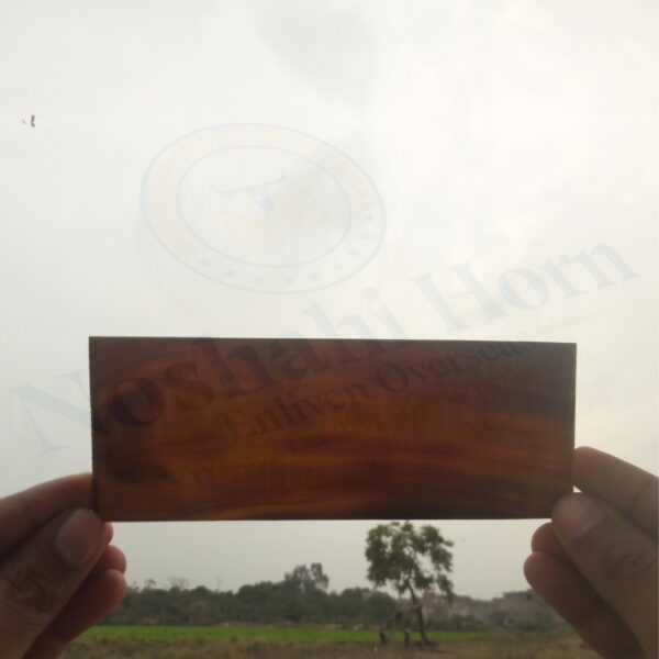 Buffalo  Horn Optical Plate (BROWN) - Image 3