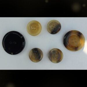 Premium Horn Buttons with Classic Finish for Fashion & Accessories