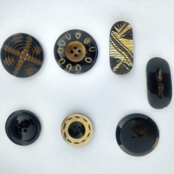 Premium Horn Buttons with Classic Finish for Fashion & Accessories - Image 9