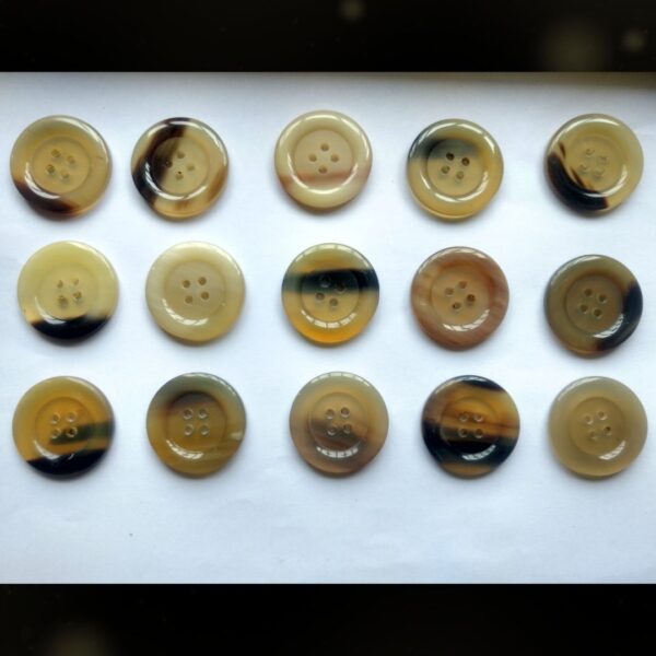 Premium Horn Buttons with Classic Finish for Fashion & Accessories - Image 10