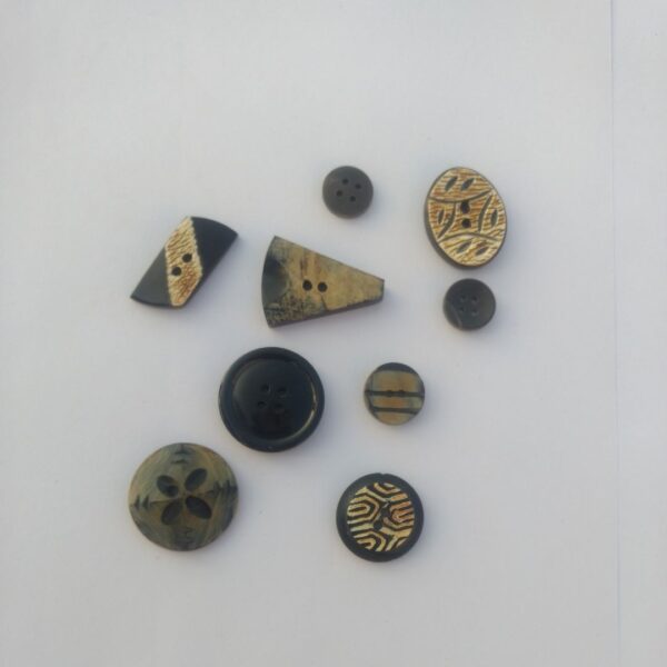 Premium Horn Buttons with Classic Finish for Fashion & Accessories - Image 11