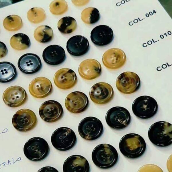 Premium Horn Buttons with Classic Finish for Fashion & Accessories - Image 13