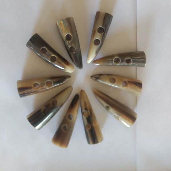 Horn Toggles – Natural & Durable Fasteners for Fashion and Accessories - Image 3