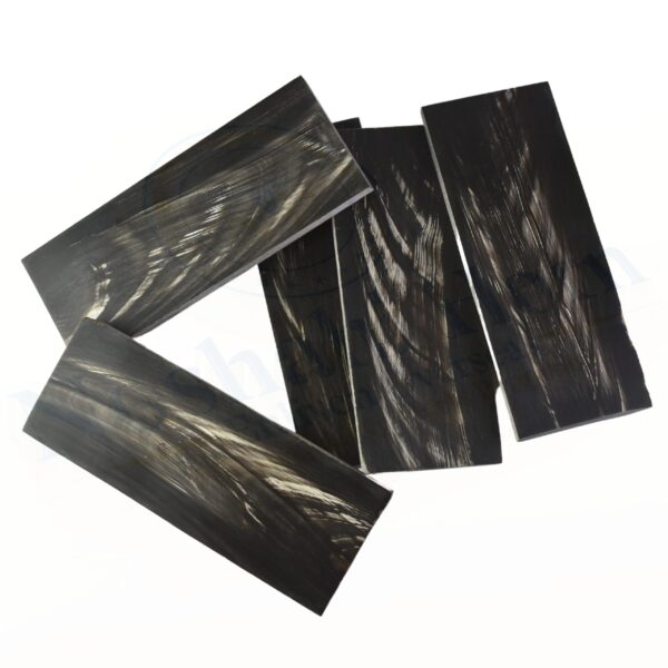 Horn Optical Plate (Black With White Streaks) - Image 4
