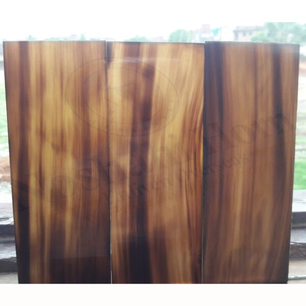 Buffalo Horn Optical Plate (LIGHT BROWN) - Image 3