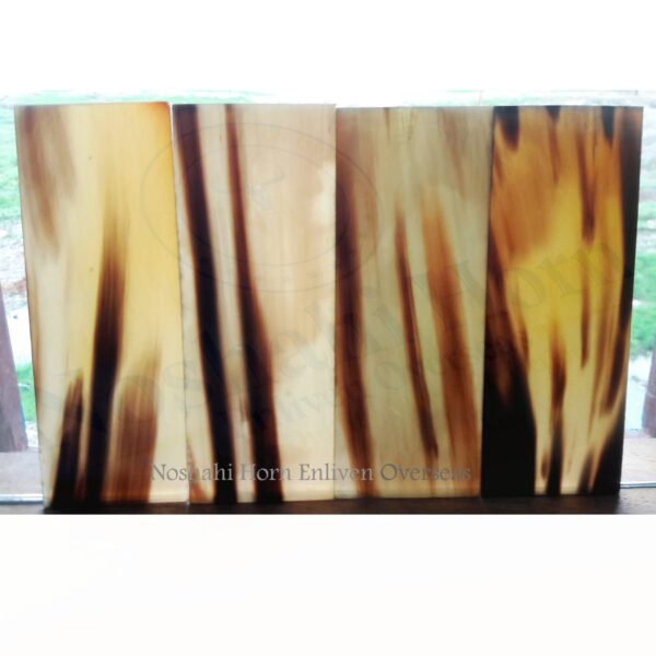 Horn Optical Plate (WHITE WITH DARK STREAKS) - Image 3