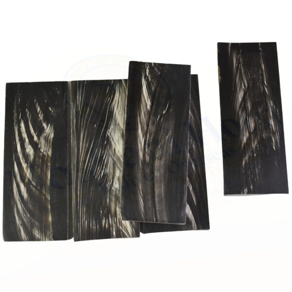 Horn Optical Plate (Black With White Streaks) - Image 2