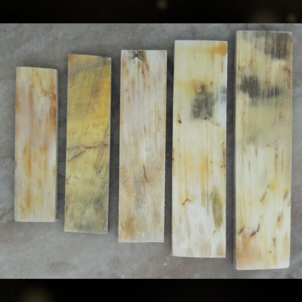 Premium Horn Scales with Natural Patterns – Durable & Versatile for Crafts and Accessories - Image 8