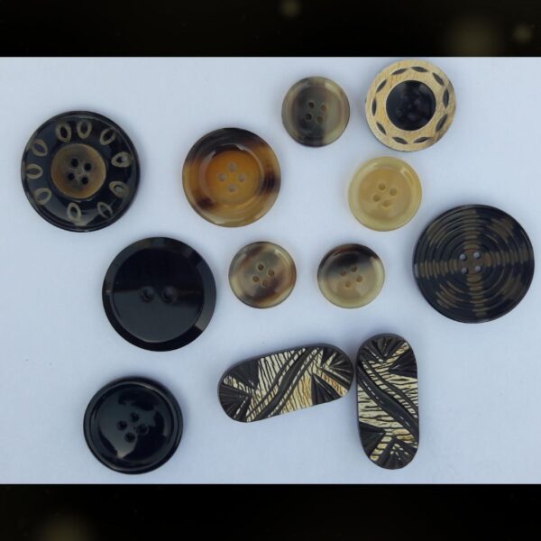 Premium Horn Buttons with Classic Finish for Fashion & Accessories - Image 8