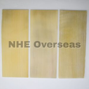 Horn Plate Pure Blonde – Premium Natural Horn Plates | NHE Overseas