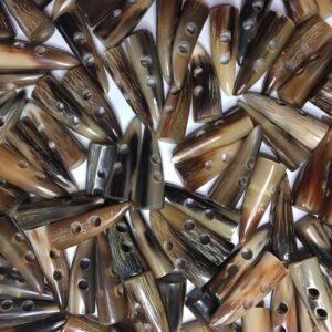 Premium Horn Toggles With Classic Finish For Fashion & Accessories