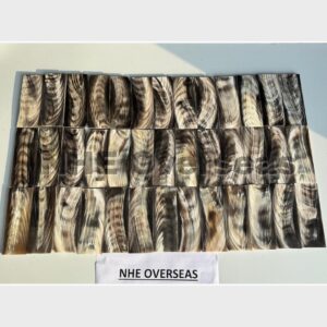 Premium Rare Horn Plate Color with White Streaks – Signature Collection by NHE Overseas